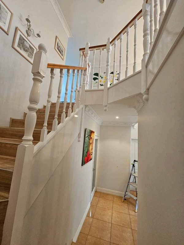 Staircases painted by LA Painting & Decorating, Perth