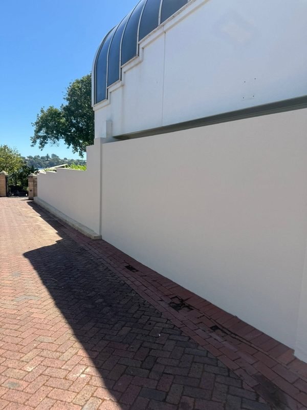 Boundary & feature walls painted by LA Painting & Decorating, Perth