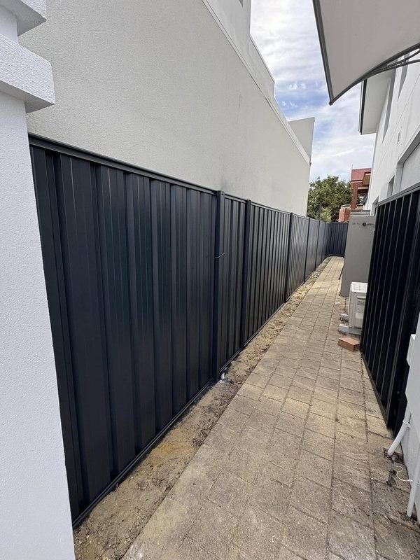 Fences & gates painted by LA Painting & Decorating, Perth