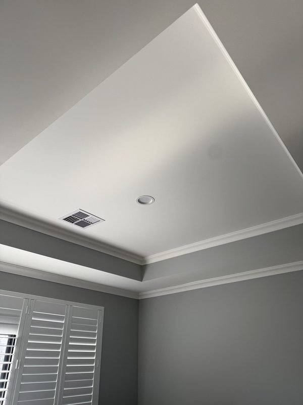Ceilings painted by LA Painting & Decorating, Perth