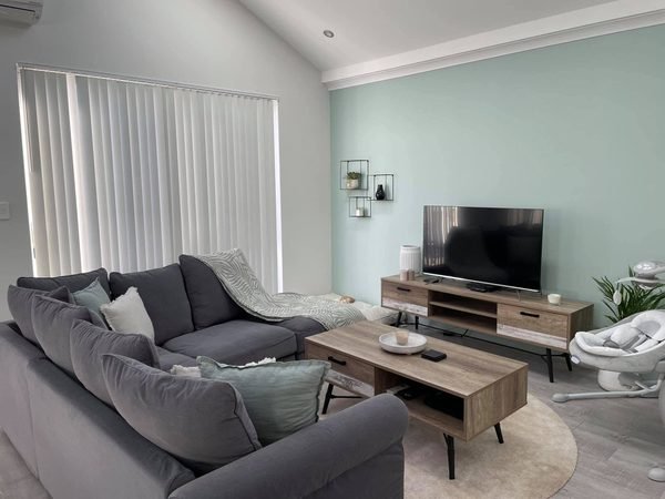 Feature walls painted by LA Painting & Decorating, Perth